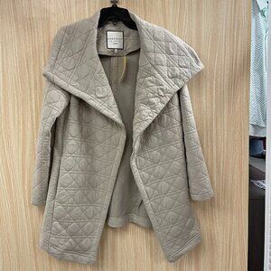 Bagatelle Beige Quilted Jacket size Small